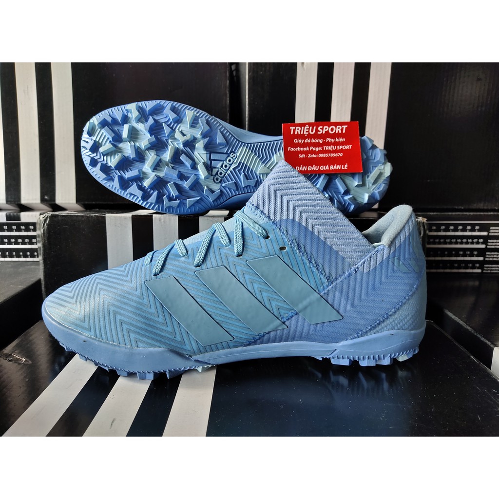 Giày đá bóng Nemeziz 18 3 TF ( Xanh ngọc )