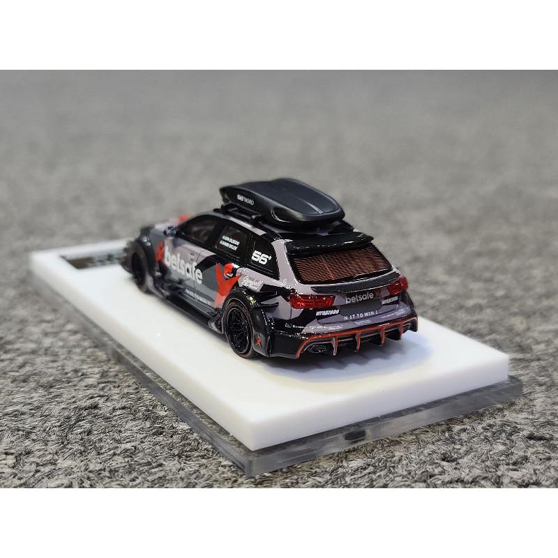 Xe Mô Hình Audi RS6 DTM 56 1:64 HPI64 ( Xám Camo )