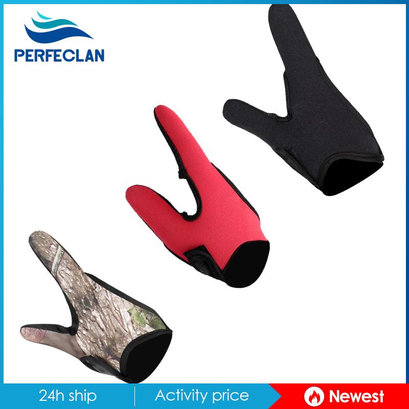 Găng Tay Câu Cá Hai Ngón Co Giãn Unisex