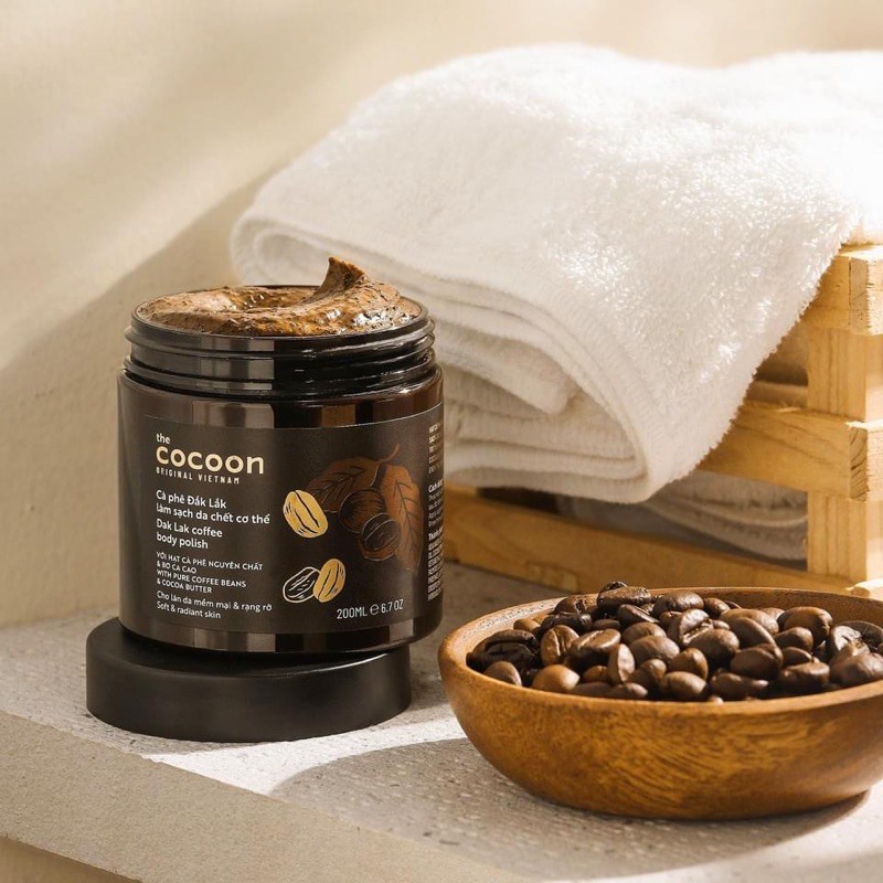 Tẩy da chết body cà phê COCOON - Tẩy tế bào chết cà phê Đắk Lắk COCOON (Dak  Lak Coffee Body Polish) | Shopee Việt Nam