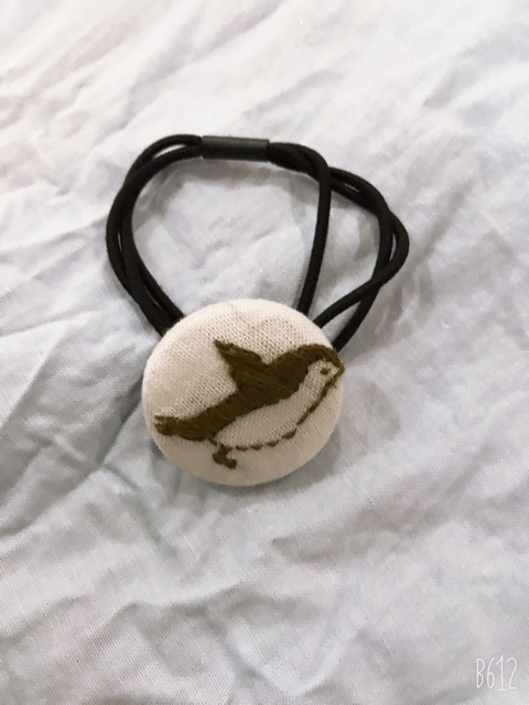 Cột tóc handmade thêu hoa/hoạ tiết/ vẽ hình ngộ nghĩnh