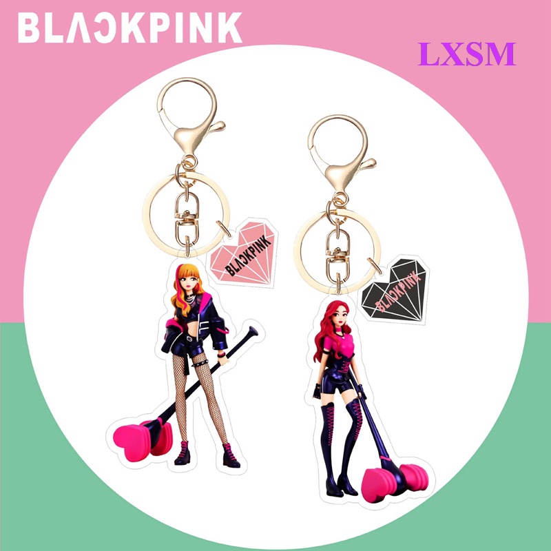 Móc Khóa Hình Nhóm Nhạc BLACKPINK Xinh Xắn