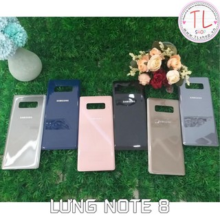NẮP PIN SS NOTE 8 - LƯNG - VỎ SAMSUNG NOTE 8 - N950 có viền kính camera ngoài, viền lens