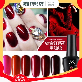Sơn gel AS bền màu cực kì mướt 15ML (dành cho tiệm nail chuyên nghiệp) - TR