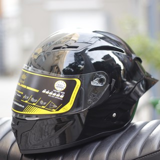 Nón bảo hiểm fullface Royal M137 tem logo Royal 2 kính - mũ bảo hiểm fullface royal m137