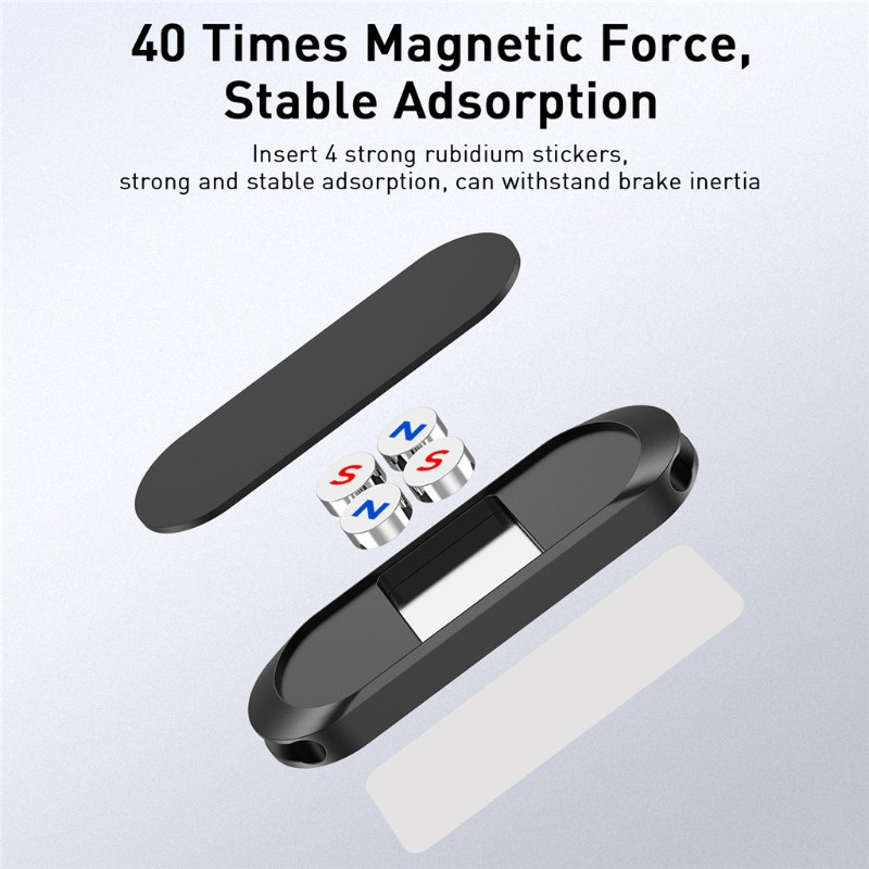 Giá Đỡ Điện Thoại Hít Nam Châm Gắn Bảng Điều Khiển Xe Hơi Lidu1 Cho Iphone- Pro Max Samsung- Xiao Mi Gps