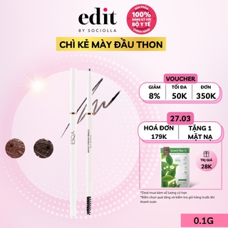 Chì kẻ mày đầu thon ESQA Brow Stroke Pencil