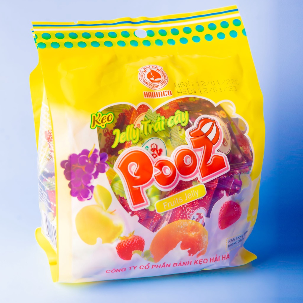 Kẹo Jelly Pooz HẢI HÀ Hương Trái Cây Tổng Hợp ( Túi: 350g)