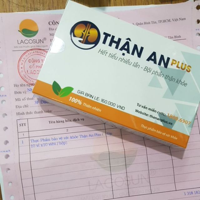 Thận an plus hộp 20 viên