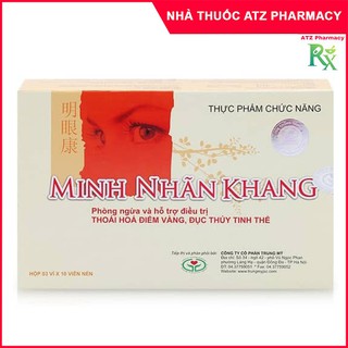 Minh Nhãn Khang - Thoái Hóa Điểm Vàng & Đục Thủy Tinh Thể - ATZ Pharmacy
