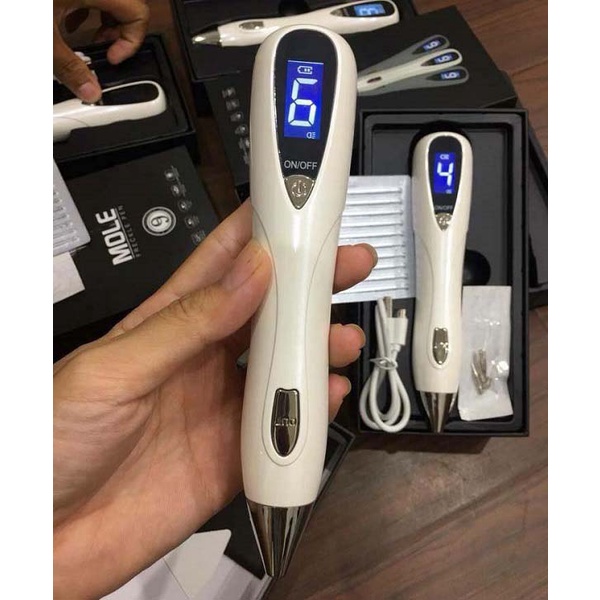 Máy Đốt Nốt Ruồi Nám Tàn Nhang 9 Cấp Độ MOLE - DCPX, Có Màn Hình Hiển Thị