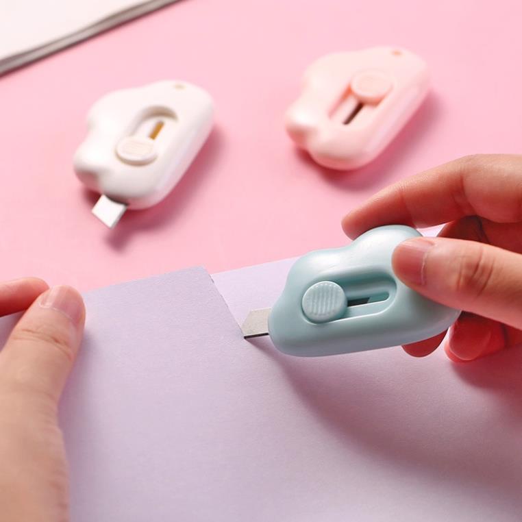 Dao rọc giấy GALANO dao cắt giấy nhựa hình đám mây siêu dễ thương SK-001368
