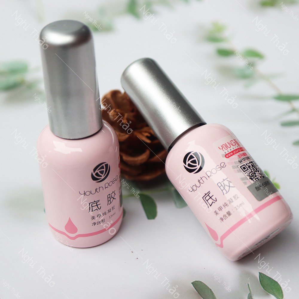 Base hoa hồng ,liên kết móng 15ml