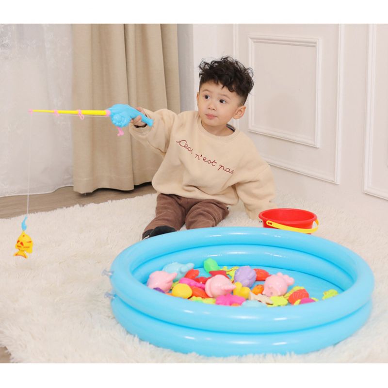 Bộ 30 / 52 Cần Câu Cá Bằng Nhựa Có Nam Châm Cho Bé