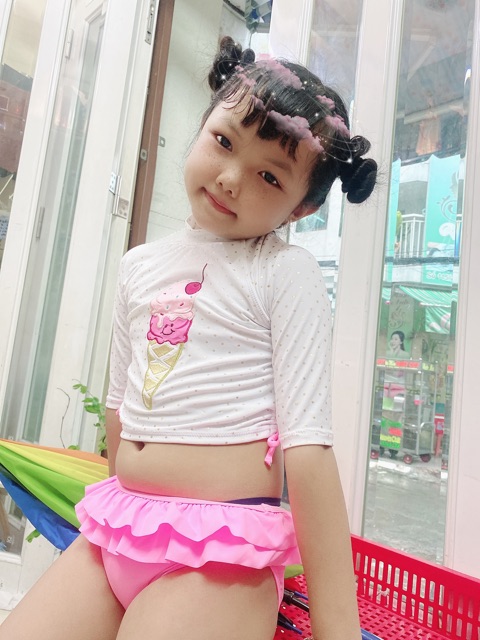 Dứơi 15kg Váy bơi 2 mảnh siêu cute -hàng xuất --KellyWang