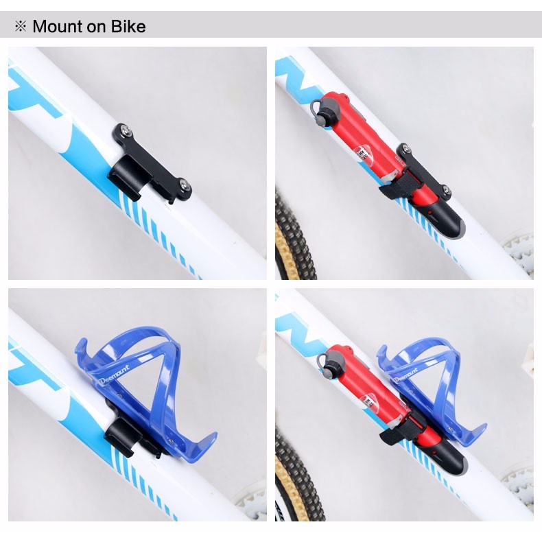 Máy bơm xe đạp mini Giyo GP-41S tích hợp đồng hồ đo áp suất