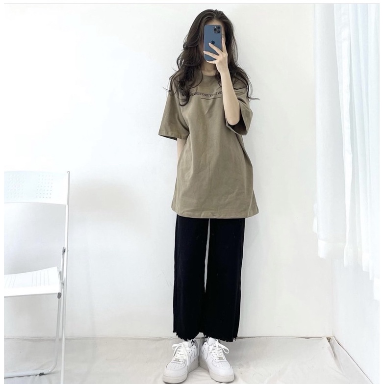 Áo thun phông trơn chữ fashion