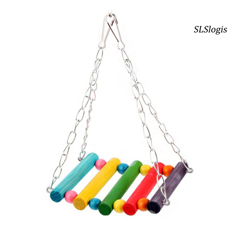 Set 3 đồ chơi thang dây treo lồng chim vẹt/sóc/chuột hamster