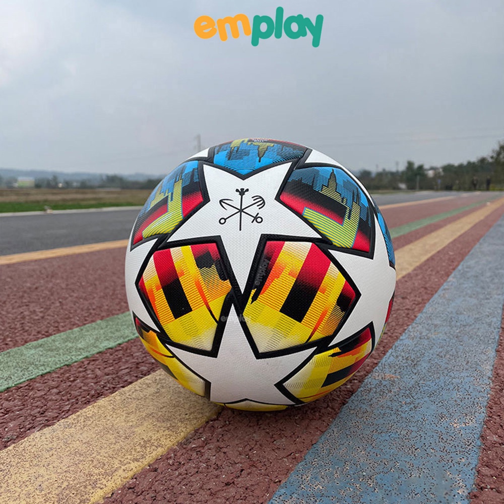 Quả bóng đá trẻ em size 3,4,5 trái banh đá bóng chất liệu da tổng hợp PU cao cấp Emplay