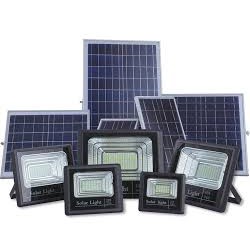 Đèn năng lượng Mặt Trời SOLAR LIGHT (Đèn pha) công suất 100W, 200W, 250W, 300W , có tấm pin rời, remote điều khiển