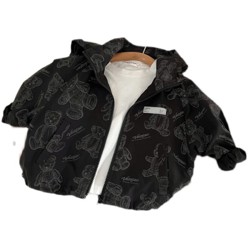 Áo Khoác Có Mũ Trùm Thời Trang Mùa Xuân Dành Cho Bé Trai 2022