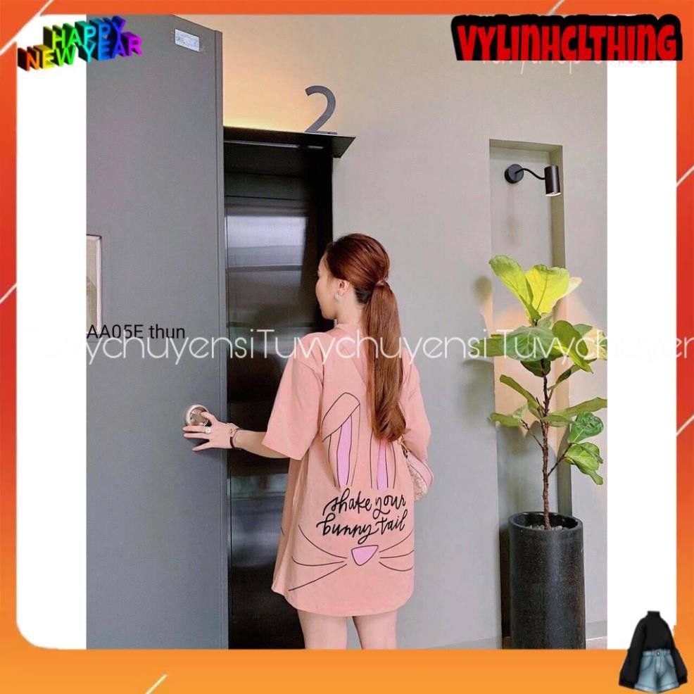 Áo phông nữ TÚ VYÁO THUN NAM NỮ BÉ THỎ XINH XẮN IN 3D MÀU SIÊU ĐẸP HOT TREND GIÁ XƯỞNG SIÊU BÈO
