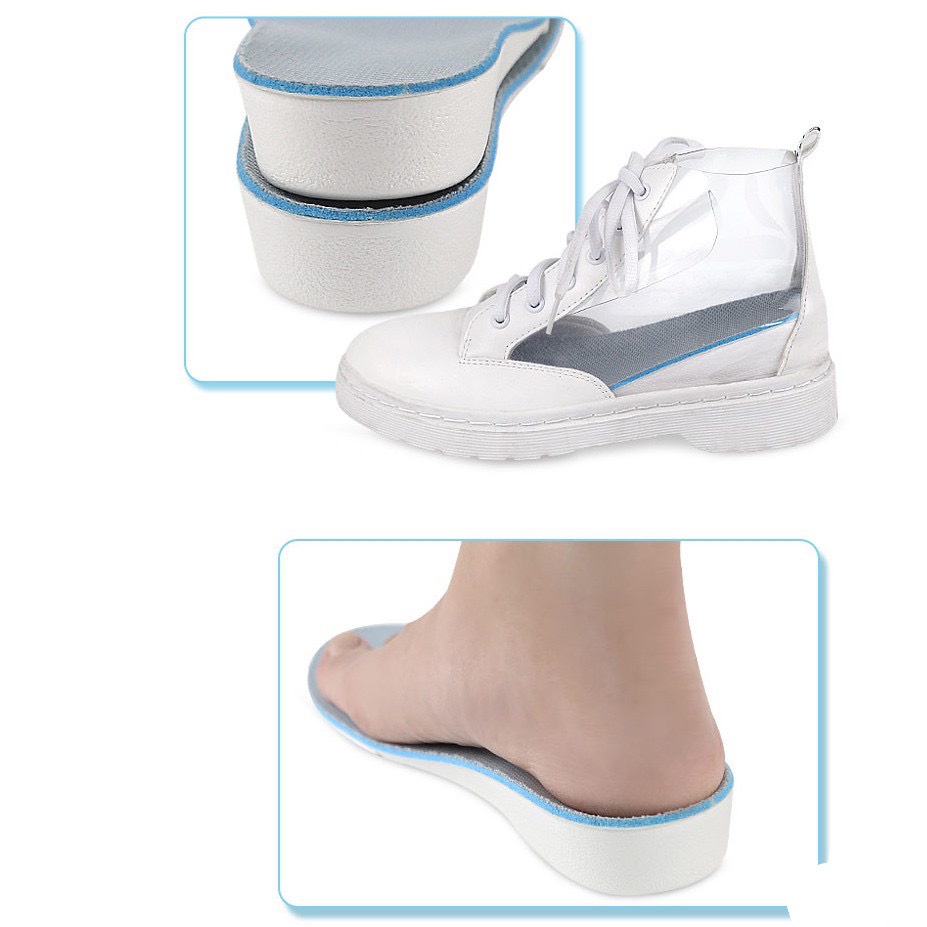 Lót giày tăng chiều cao chất liệu cao su độn đế tăng 1,5cm 2,5cm 3,5cm nguyên bàn SHOESCARE LDG1