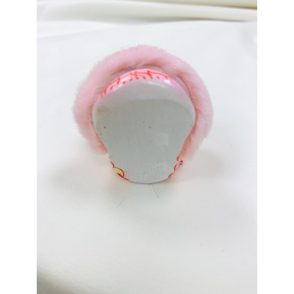 毛毛-粉色 Móc Khóa Resin Hình Sư Tử Nhảy Múa Thời Trang