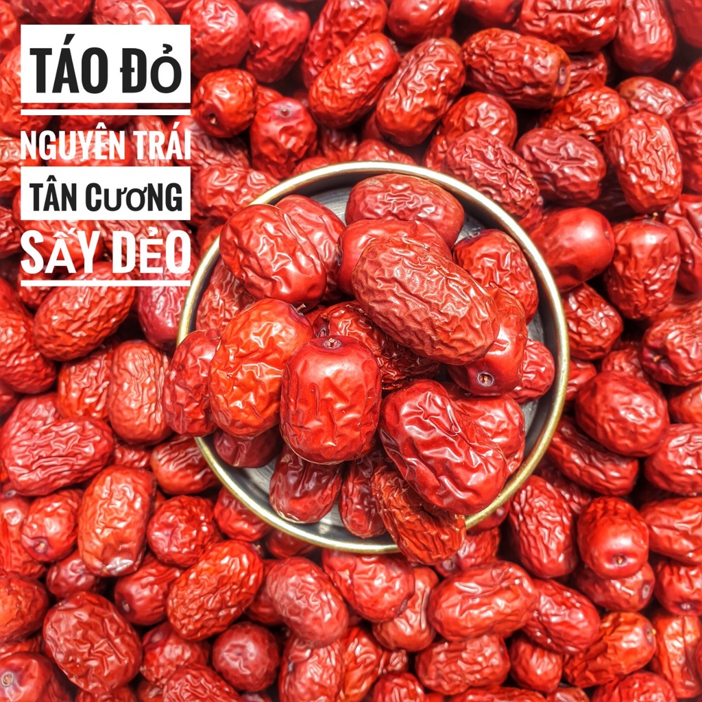 Táo Đỏ Sấy Dẻo Nguyên Trái Tân Cương - Lon 350gr