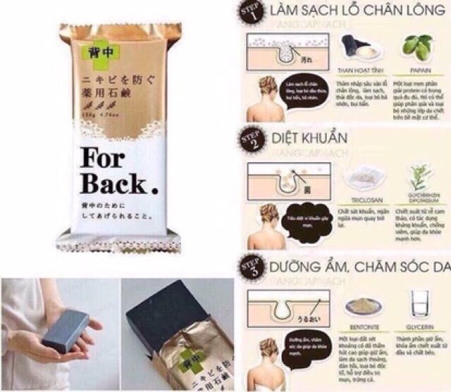 Xà phòng trị mụn lưng For back của Nhật | BigBuy360 - bigbuy360.vn