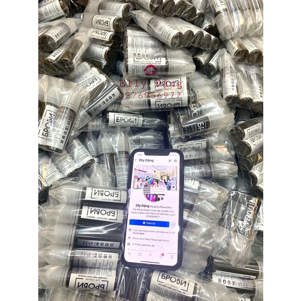 Mực phun xăm Brovi Nga , Mực Mày BROVI Phiên Bản Việt 15 ml