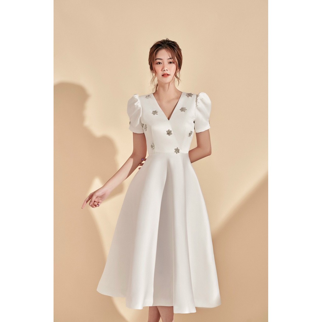 Đầm xòe thiết kế sang trọng cao cấp