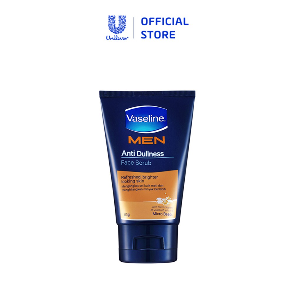 Sữa rửa mặt tẩy tế bào chết Vaseline Men 50g