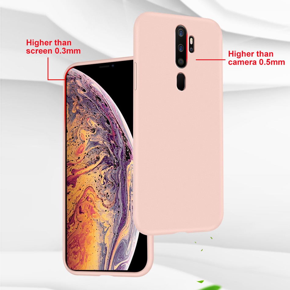 Ốp điện thoại silicone chống sốc màu trơn cho điện thoại Oppo A5 A9 2020 Realme 3 5 Pro X XT | BigBuy360 - bigbuy360.vn