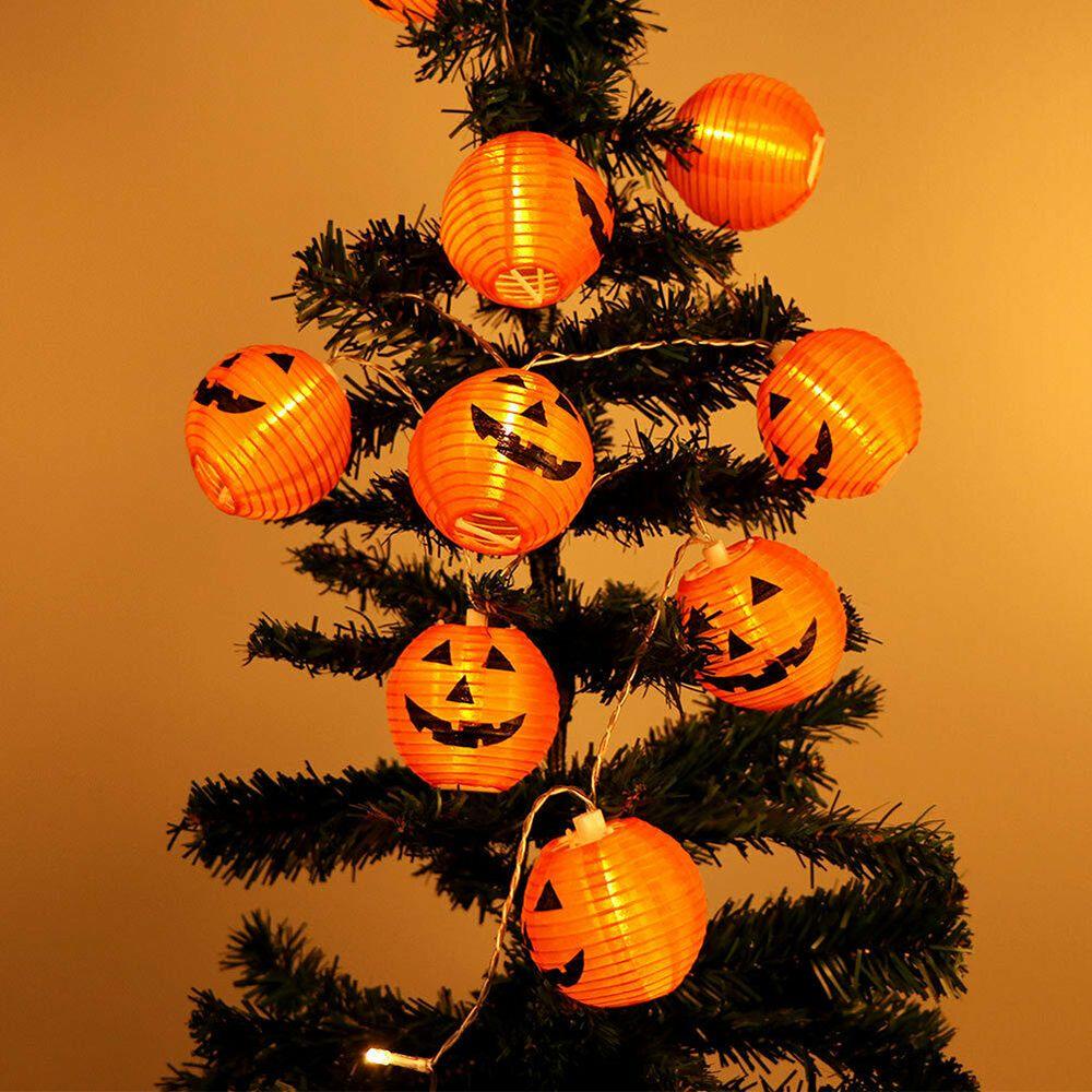 SUENIN 10 Đèn Lồng Led Hình Quả Bí Ngô Trang Trí Halloween