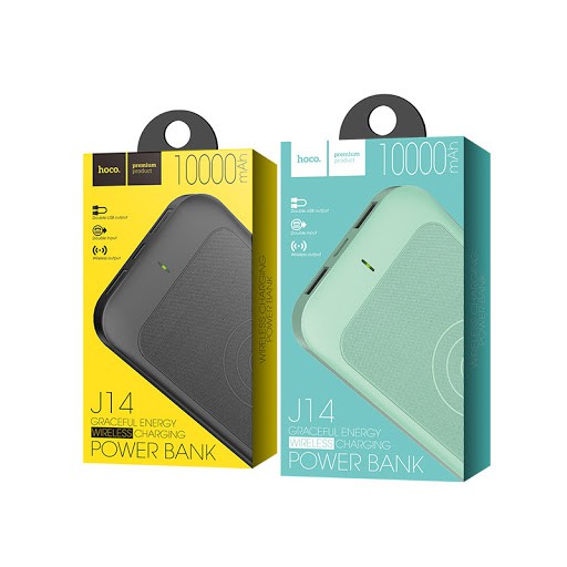 SẠC DỰ PHÒNG KHÔNG DÂY HOCO J14 10000 mAh