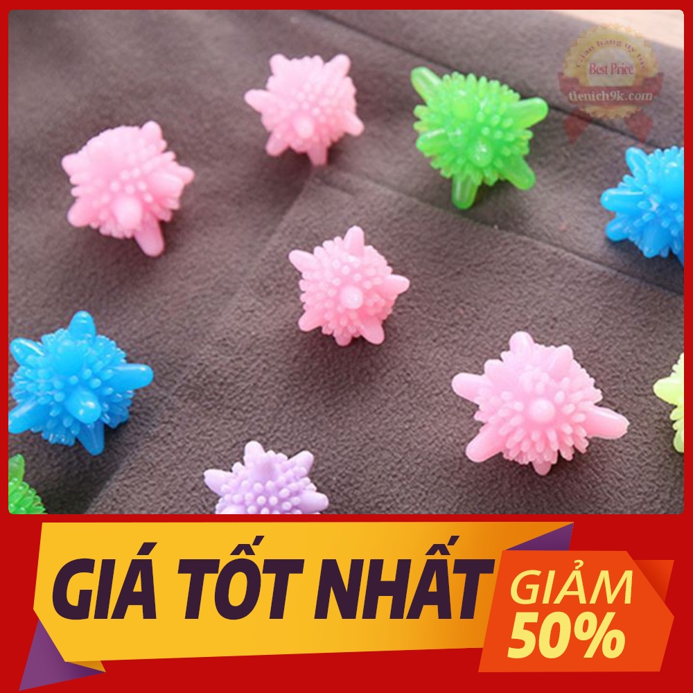 Bóng Giặt Nhím Cầu Gai Giặt Đồ Cho Máy Giặt Siêu Sạch