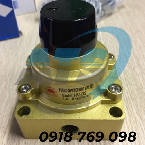 VAN GẠT TAY KHÍ NÉN HV-02 / HV-03/ HV-04  -Van gạt hơi điều khiển xilanh khí nén