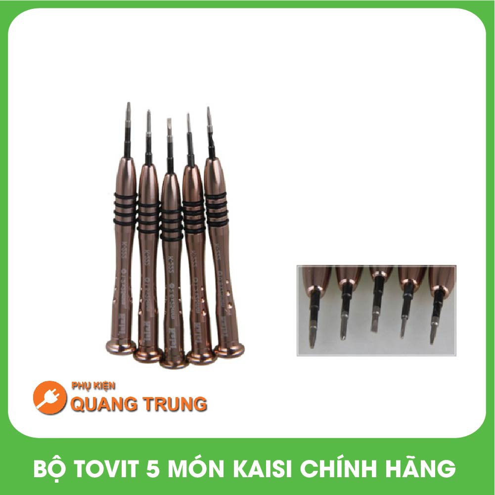 BỘ TÔ VÍT 5 MÓN KAISI CHÍNH HÃNG-CỰC TỐT