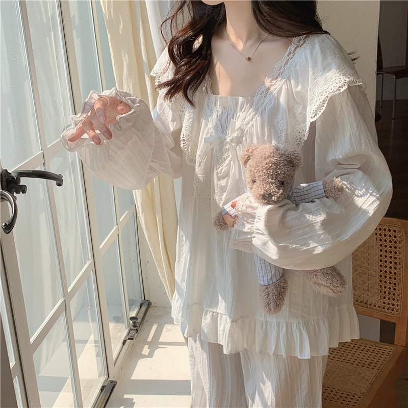 Bộ đồ ngủ công chúa dài tay ngọt ngào