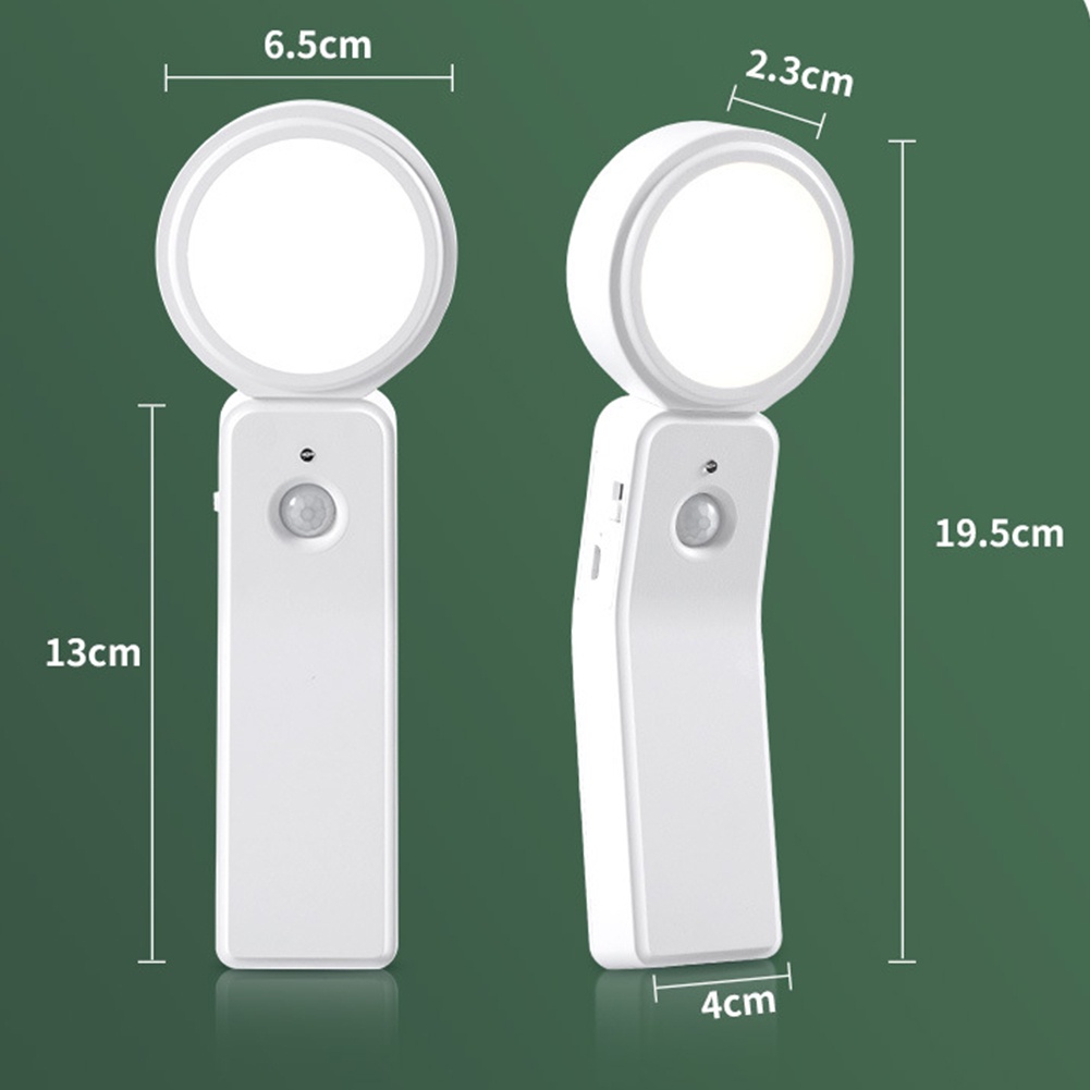 Đèn LED Ban Đêm Cảm Biến Chuyển Động 360 Độ Sạc USB° Đèn Led Xoay Chiếu Sáng Cầu Thang / Hành Lang / Phòng Ngủ / Nhà Bếp / Phòng Tắm