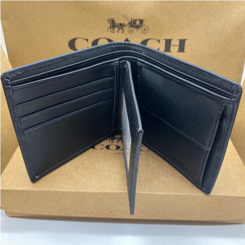Ví nam COACH / Ví tiền xu F74771 / Ví gấp
