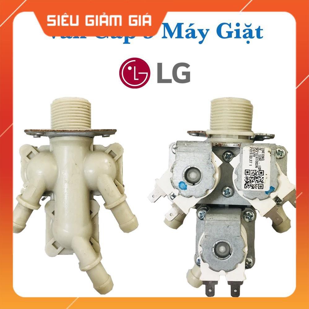 Van cấp nước máy giặt LG - Van cấp 3 LG hàng tháo máy