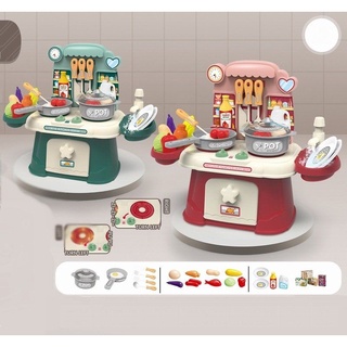 Đồ chơi nhà bếp cao cấp mini kitchen có âm thanh ánh sáng