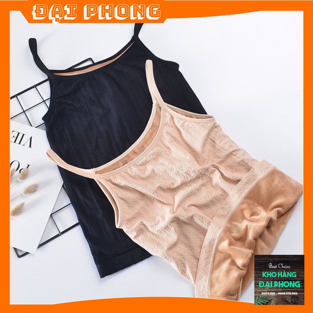 [Mã FASHIONT4WA2 giảm 10K đơn 50K] ÁO GIỮ NHIỆT❤️FREE SHIP❤️ÁO 2 DÂY GIỮ NHIỆT LÓT LÔNG SIÊU ẤM