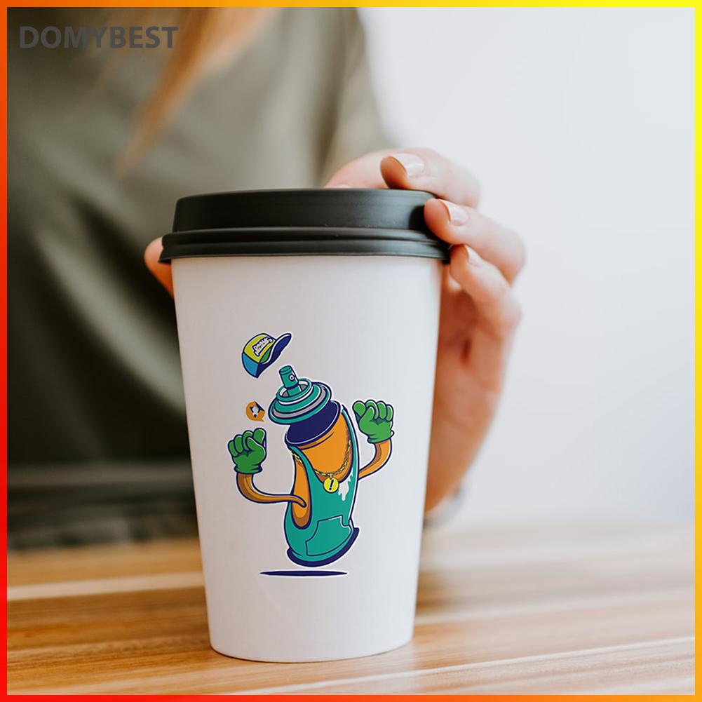 Miếng dán PVC họa tiết hoạt hình vui nhộn trang trí bình nước OM 5 Laptop máy tính bảng điện thoại | BigBuy360 - bigbuy360.vn