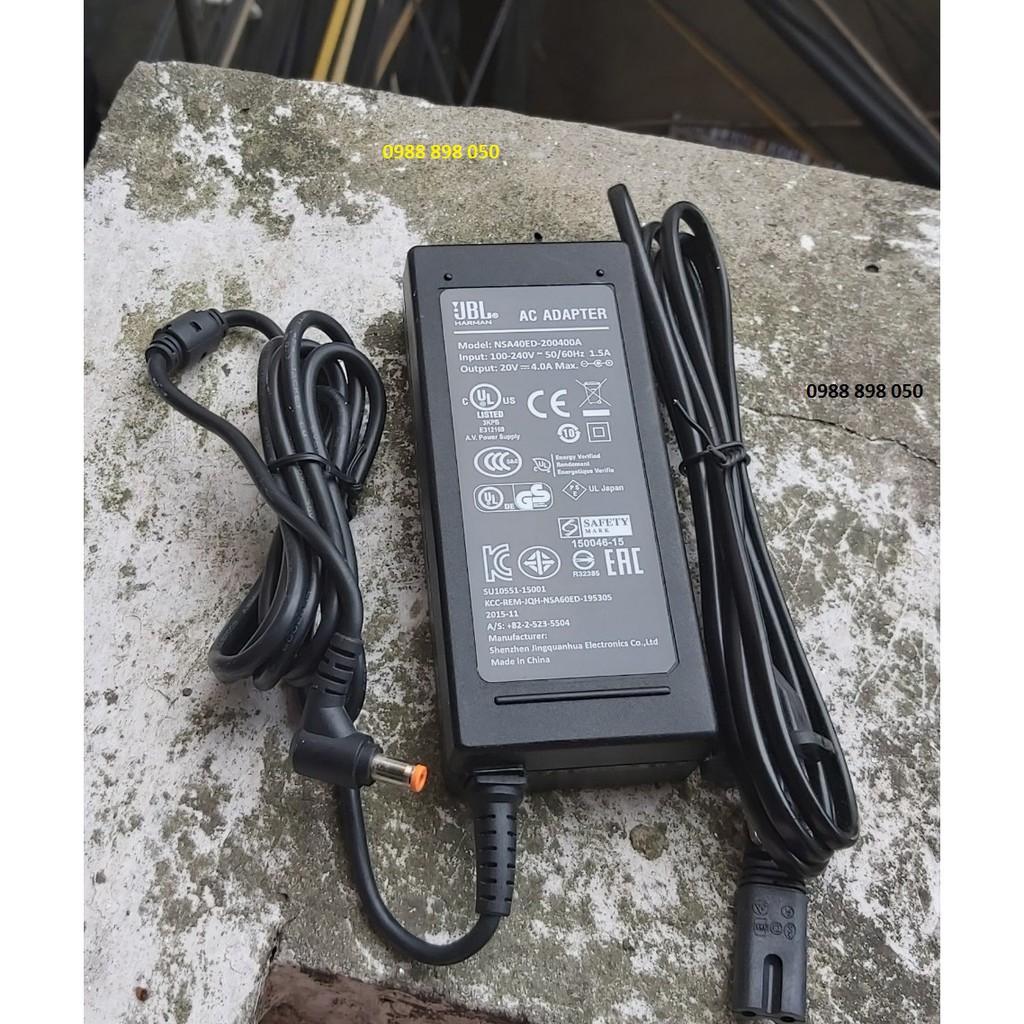 Bán Adapter- sạc loa JBL 20V 4.0A loại xịn