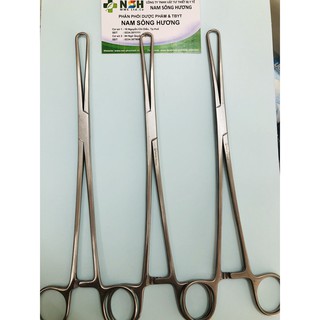 PEN kẹp col PANH KẸP COL 25CM Kẹp puzi, kẹp cổ tử cung 25cm pen pozzi panh pozzi panh kẹp cổ tử cung 25cm HÀNG PAKISTAN