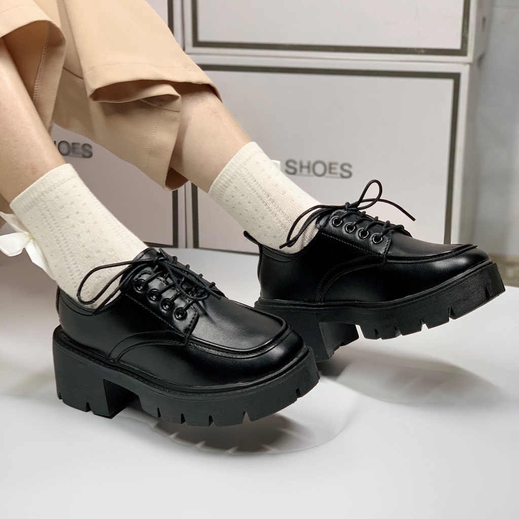 GIÀY OXFORD KELLY ĐỘC QUYỀN LOVESHOES ĐẾ CAO 6CM MÃ M28