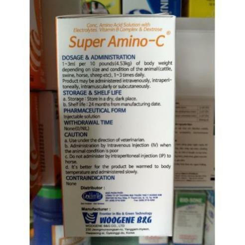 COMBO 5 CHAI SUPER AMINO C 100ml